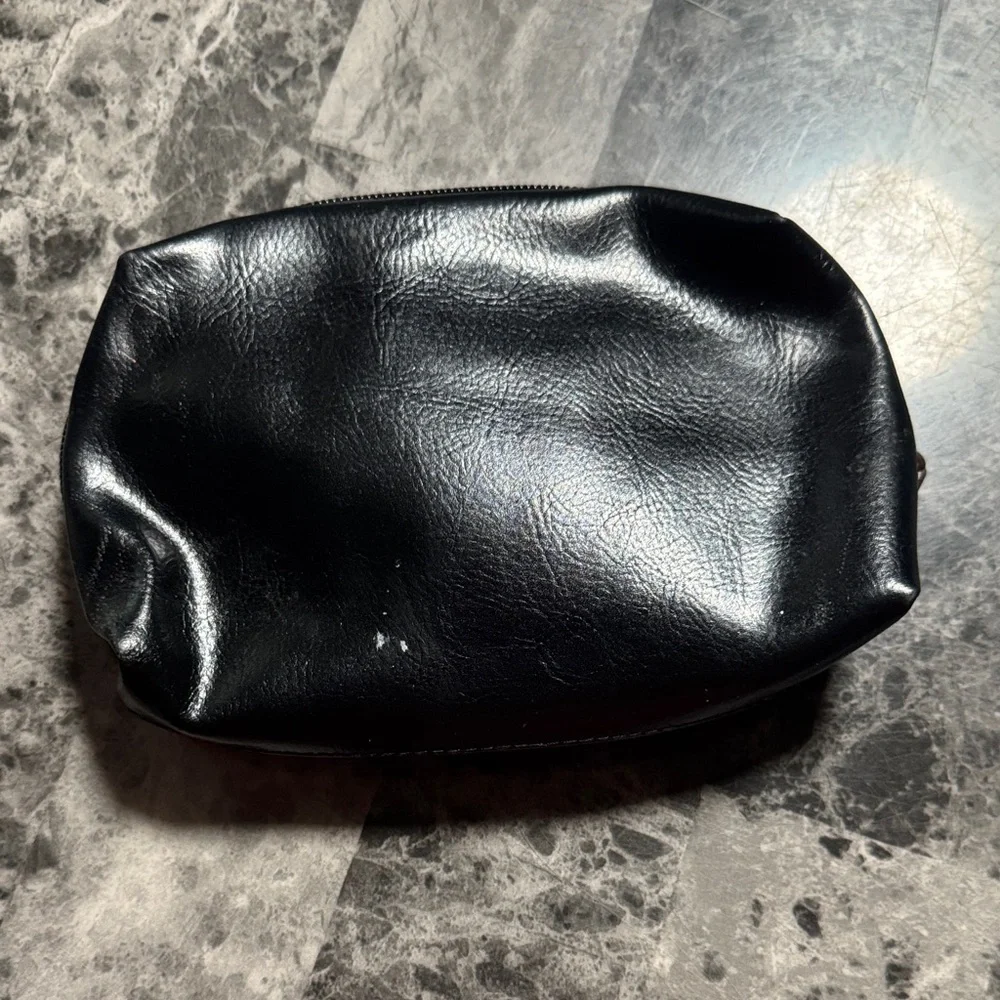 Mary Kay Black Cosmetic Bag with Pink Logo